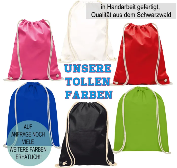 Grinch Ich hasse Menschen Mittelfinger- Rucksack, Turnbeutel, Jute, Sportbeutel – Bild 5