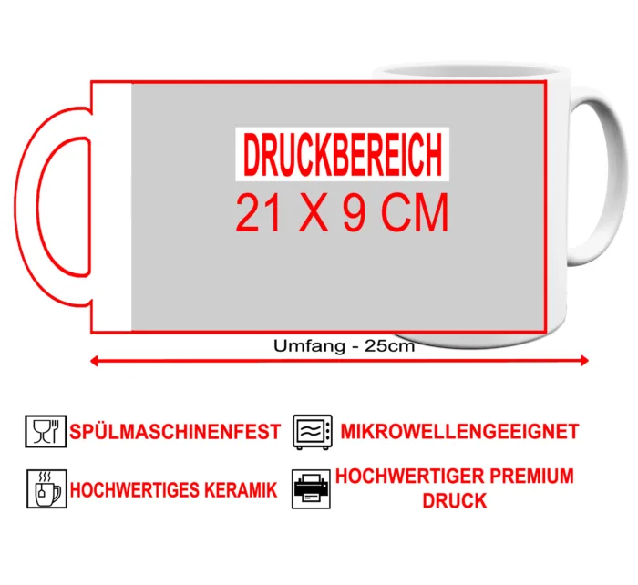 Lustig bedruckte Tasse erkenne die Zeichen Katze MIttelfinger | Geschenk Idee| Kaffee Tee Bürotasse | Fototasse, Motivtasse | Kaffeetasse, Teetasse |Keramik – Bild 7