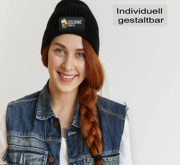 Beanie Mütze mit eigenem Design für Vereine, Fasnet, Fasching, Zünfte – Bild 5