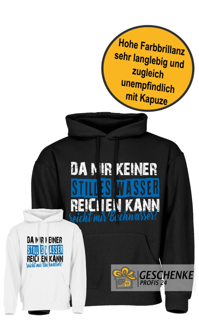 Bachwasser Unisex Kapuzen Hoodie