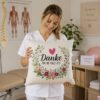 7 danke für die tolle zeit mit blumenkreis und herz wunderschönes kissen zum abschied schwester mit kissen