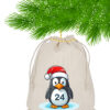 Kinder Freuen Sich Ueber Einen Adventskalender Aus 24 Baumwoll Saeckchen Mit Niedlichem Pinguin Motiv – Wiederverwendbarer Weihnachtskalender Zum Selbstbefuellen. Amazon_advent