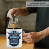Mann Mit Polizist Tasse Mit Lustigem Superheld Spruch Und Blauem Polizei Design Als Geschenk
