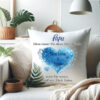 Personalisiertes Papa Kissen Mit Herz Und Liebevoller Botschaft Als Geschenk Fuer Papa Auf Dem Stuhl Personalisiertes Papa Kissen Mit Herz Und Liebevoller Botschaft Als Geschenk Fuer Papa Auf Dem Stuhl