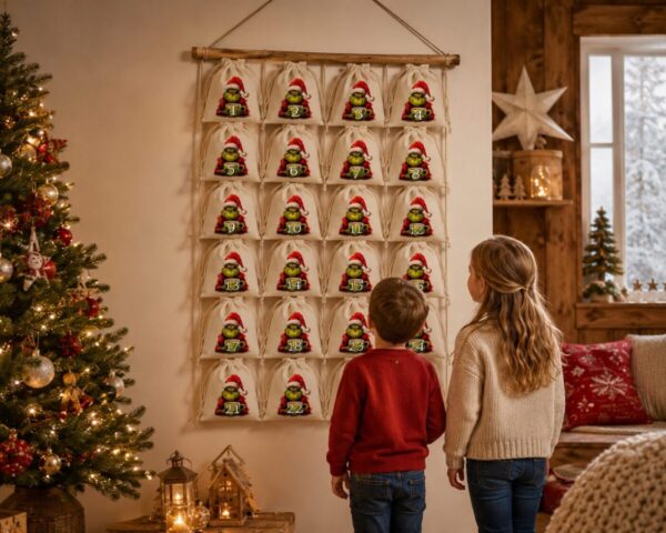 Adventskalender Weihnachtsmuffel Monster _advent Wand Adventskalender Weihnachtsmuffel Monster _advent Wand