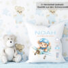 Geburtskissen Jungen Mit Einem Teddy Im Flugzeug Und Geburtsdaten Im Kinderzimmer Geburtskissen Jungen Mit Einem Teddy Im Flugzeug Und Geburtsdaten Im Kinderzimmer