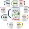 Keramik Tasse Mit Schoenem Spruch Eine Tasse Voll Glueck Fuer Personalisiert Mit Wunschnamen Style