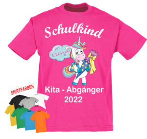 Kitaabganger_maedchen Schulkind Tshirt Einhorn_hauptbild1