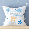 Personalisiertes Geburtskissen In Jungen Zimmer Mit Teddy In Blau2 Personalisiertes Geburtskissen In Jungen Zimmer Mit Teddy In Blau2