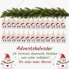 Fussball Adventskalender Mit 24 Nummerierten Baumwoll Saeckchen In Weihnachtlicher Wohnatmosphaere