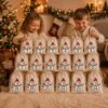 Kinder Schneemann Adventskalender Mit 24 Baumwoll Saeckchen Zum Befuellen. Wiederverwendbar Liebevoll Gestaltet Und Perfekt Fuer Kinder Erwachsene. Jetzt Entdecken