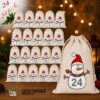 Schneemann Adventskalender Mit 24 Baumwoll Saeckchen Zum Befuellen. Wiederverwendbar Liebevoll Gestaltet Und Perfekt Fuer Kinder Erwachsene. Jetzt Entdecken