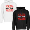 Schwarzer Und Weisser Raus Mit Die Viecher Hoodie Mit Witzigem Outdoor Motiv – Bequemer Camping Kapuzenpullover Unisex