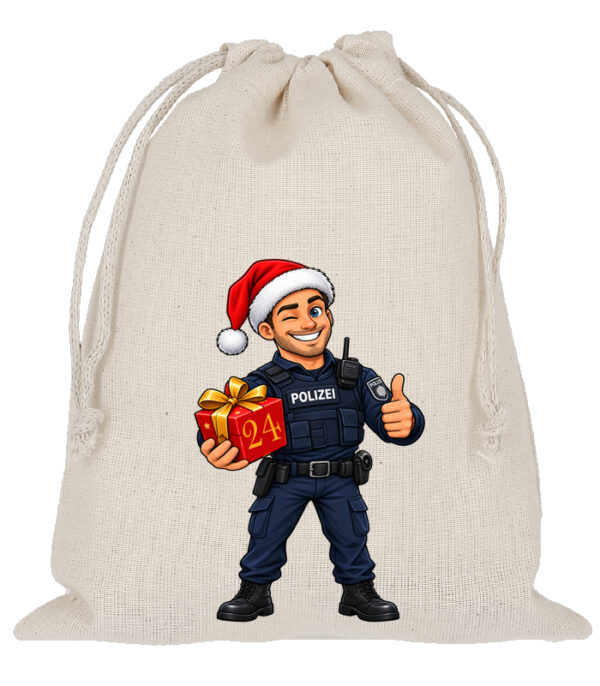 Adventskalender Saeckchen Zum Selbstbefuellen Fuer Jede Altersklassen Von 1 24 Mit Polizist Nikolausmuetze Einzel