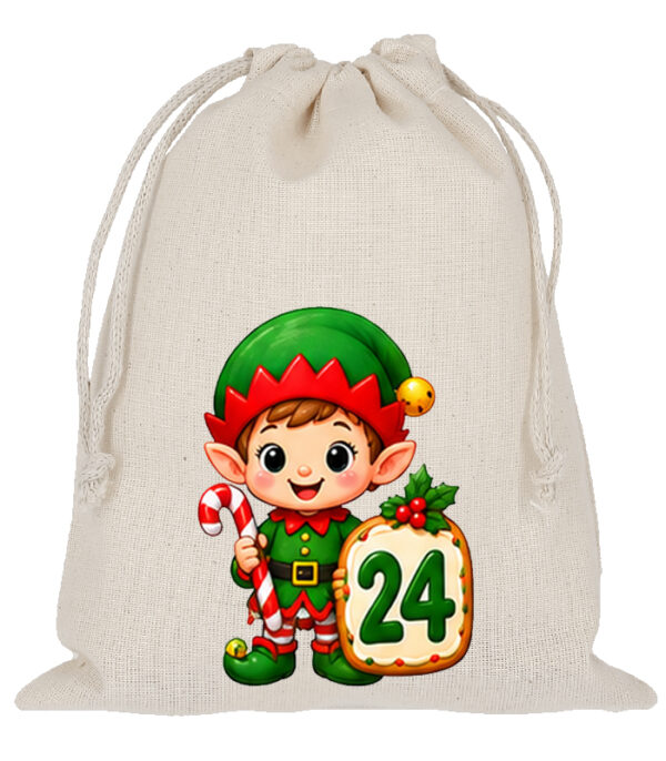 Adventskalender Saeckchen Zum Selbstbefuellen Fuer Jede Altersklassen Von 1 24 Mit Wichtel Rentier Teddy Nikolausmuetze Einzel