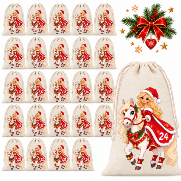 Adventskalender Mit Prinzessin Und Pferd