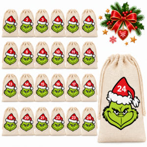 Adventskalender Mit Gruenem Monster Gesicht