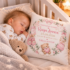 Schlafendes Baby Mit Raya Linnea Kuschelkissen