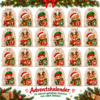 Wichtel Rentier Teddy Adventskalender Mit 24 Nummerierten Baumwoll Saeckchen In Weihnachtlicher Wohnatmosphaere