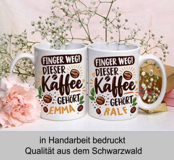 Zwei Partnertassen Mit Schoenem Lustigem Motiv