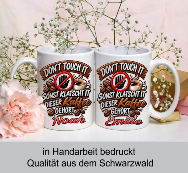 Zwei Partnertassen Mit Schoenem Lustigem Motiv